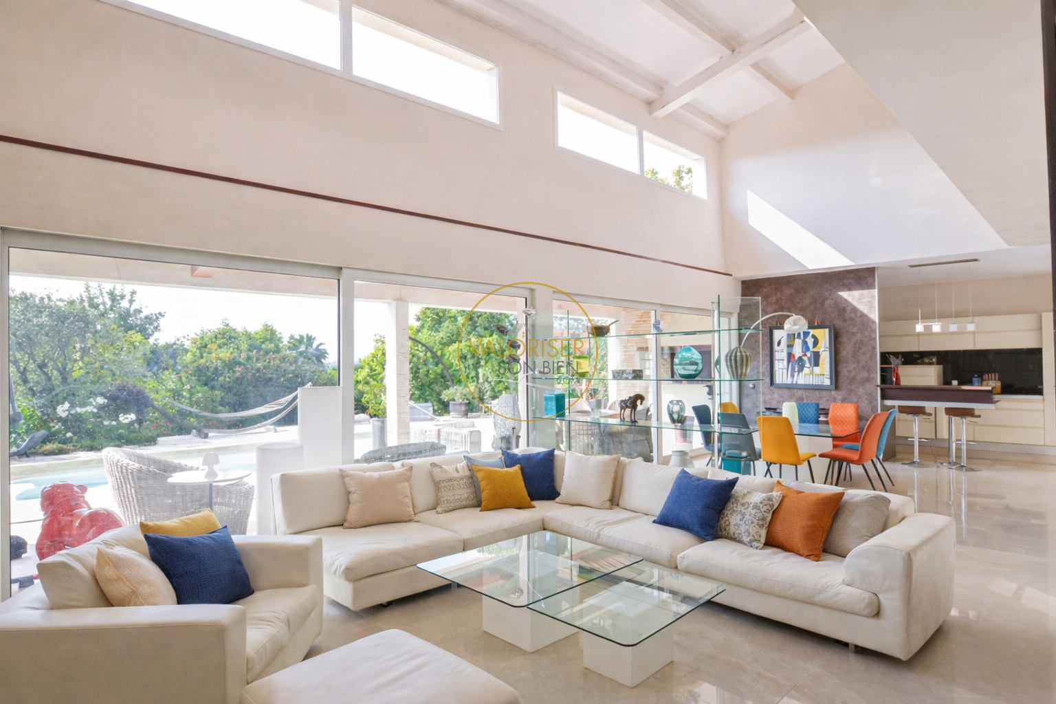 Cannes Croix des Gardes - Villa contemporaine lumineuse avec